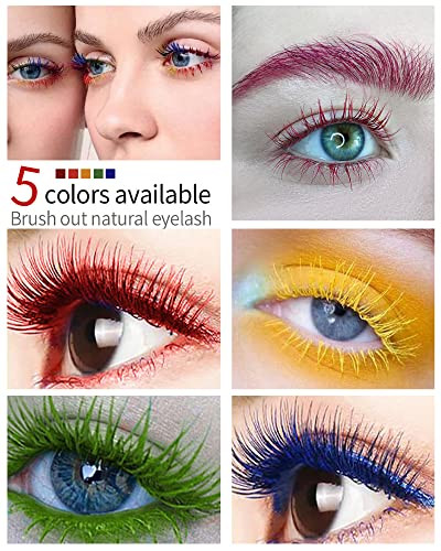 Burgundy Mascara Waterproof For Eyelashes Longlasting Lengthening Mascara