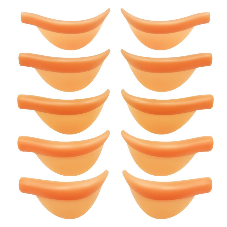 Permania Silicone Curler Pad 10Pcs 5Sizes For Lash Perm Kit Reusable Soft C And D Curls Eyelash Lifting Rod Makeup Beauty Tool Lash Lift