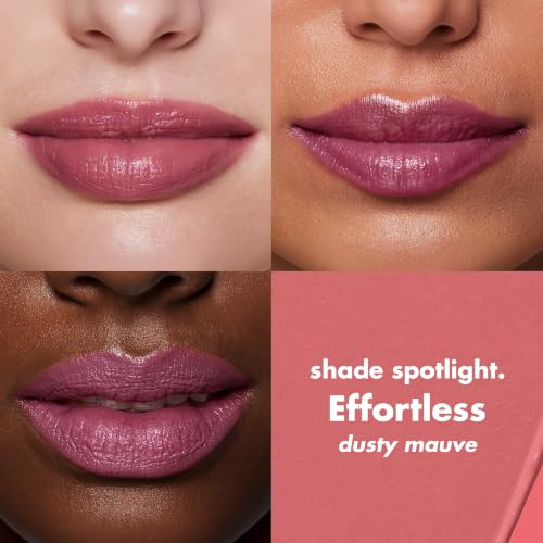 E.L.F. O Face Satin Lipstick Richly Pigmented Nourishing And Long Lasting Creamy Lipstick Infused With Jojoba Vegan And Cruelty Free