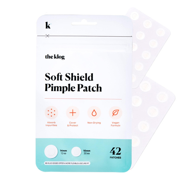 The Klog Soft Shield Pimple Patches Hydrocolloid Two Sizes Pack Of 3