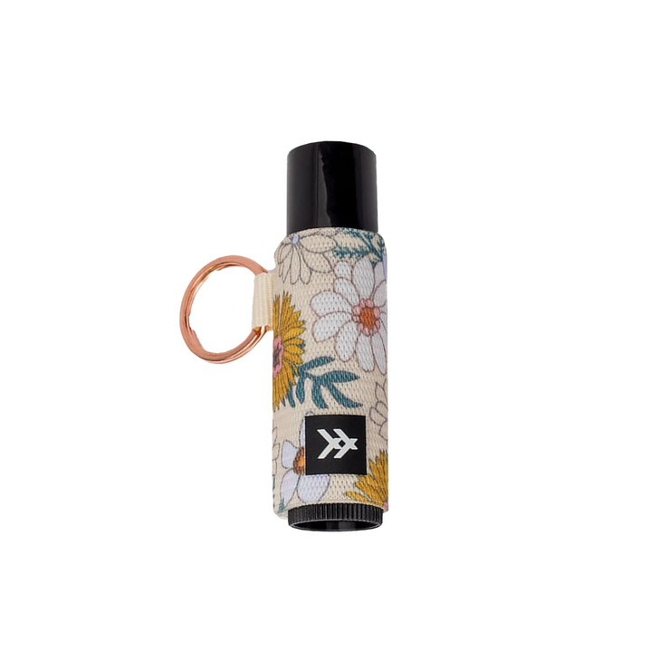 Thread Wallets Elastic Chapstick And Lip Gloss Holder Keychain Blossom