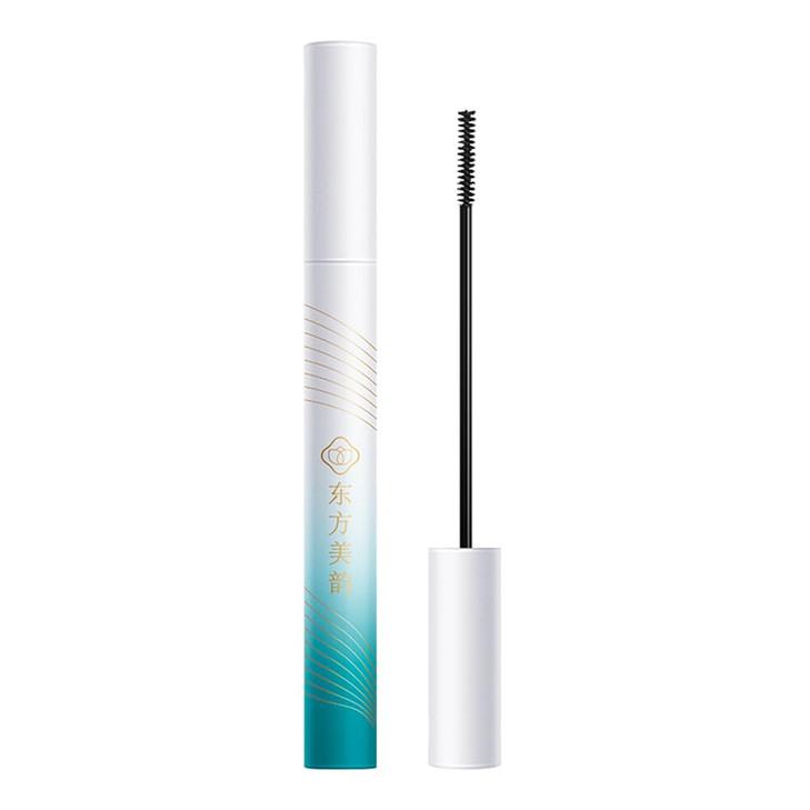 Ultra Fine Brush Black Mascara For Tiny And Lower Eyelashes Small Soft Brush No Clumping Waterproof Lengthening 1 Pcs