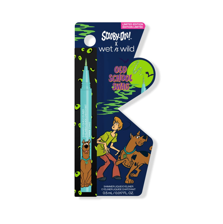 Wet N Wild Scooby Doo Old School Swag Shimmer Liquid Eyeliner Glitter Infused Formula For Bold Eye Looks Easy Glide Precision Tip Cruelty