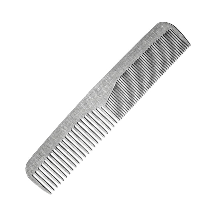Stainless Steel Comb Barber Grooming Comb For Man Travel Size 5 Inches