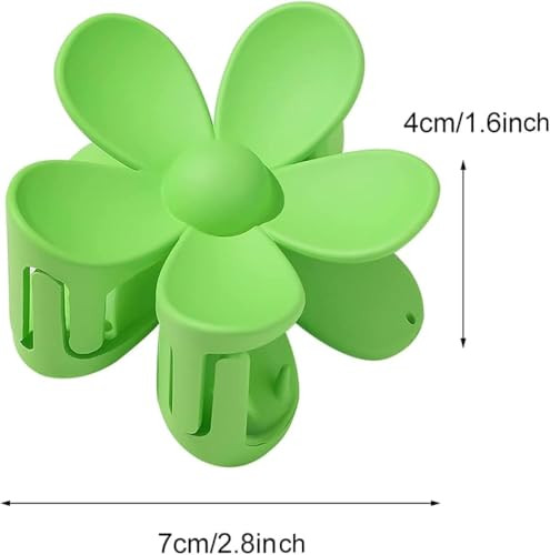 1Pc Purple Hair Claw Clips Flower Shaped Plastic Jaw Anti Scratch Smell Less Useful Hold Tightly Purple Clips And Barrettes Hair