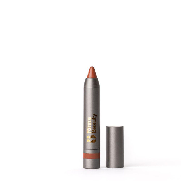 Rinna Beauty Thick Stick Lip Crayon Rich Long Lasting Lipstick Moisturizing Creamy Formula W Hydrating Oils And Extracts Built In Sharpener