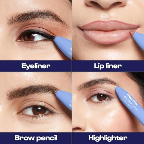 Alleyoop Pen Pal 4 In 1 Makeup Pen Eyeliner Lip Liner Brow Make A Mauve