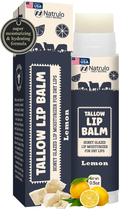 Beef Tallow Lip Balm Natural Tallow And Beeswax Chapstick For Men And Women