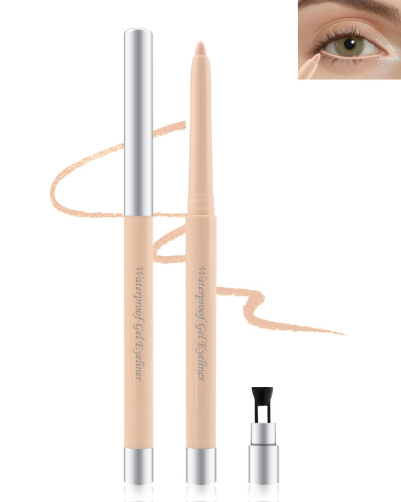 Nude Waterline Eyeliner Pencil Creamy Matte Eye Liner Pencils Waterproof