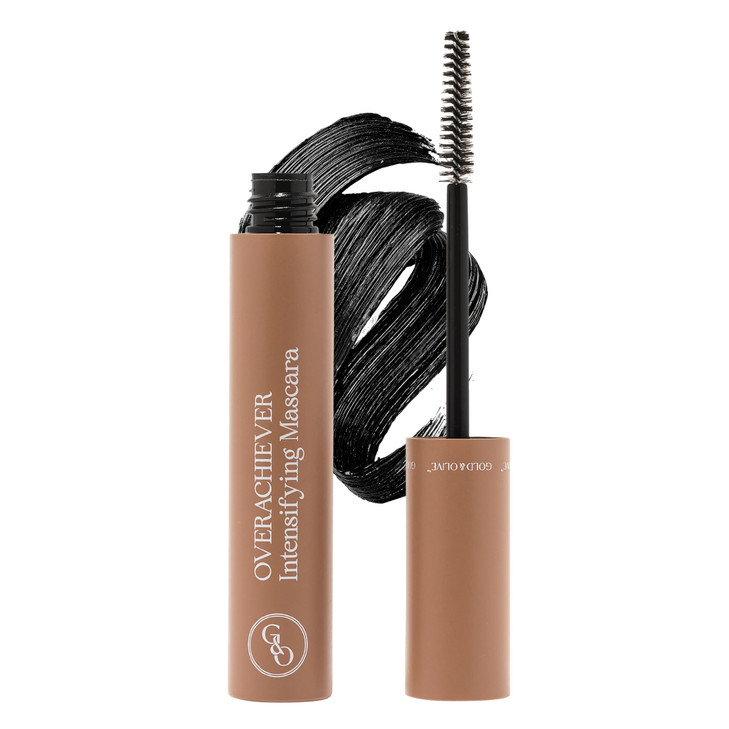 Gold And Olive The Overachiever Intensifying Waterproof Mascara Curling Lifting Long Lasting Volumizing Flake Free Sweat And Tear Proof