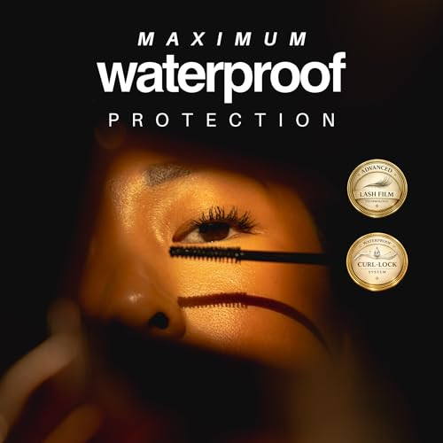 Gold And Olive The Overachiever Intensifying Waterproof Mascara Curling Lifting Long Lasting Volumizing Flake Free Sweat And Tear Proof