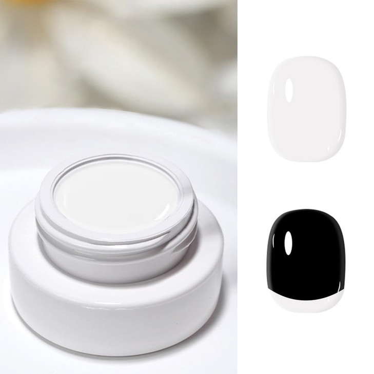 Gyraolvant White Painting Gel French Tip Liner Nail Polish For Nails
