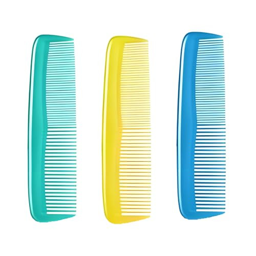 Hession Pocket Combs 3 Pack Fine Tooth Hair Combs For Men And Women Pocket Styling Comb For Wet And Dry Hair Travel Hair Comb Detangling