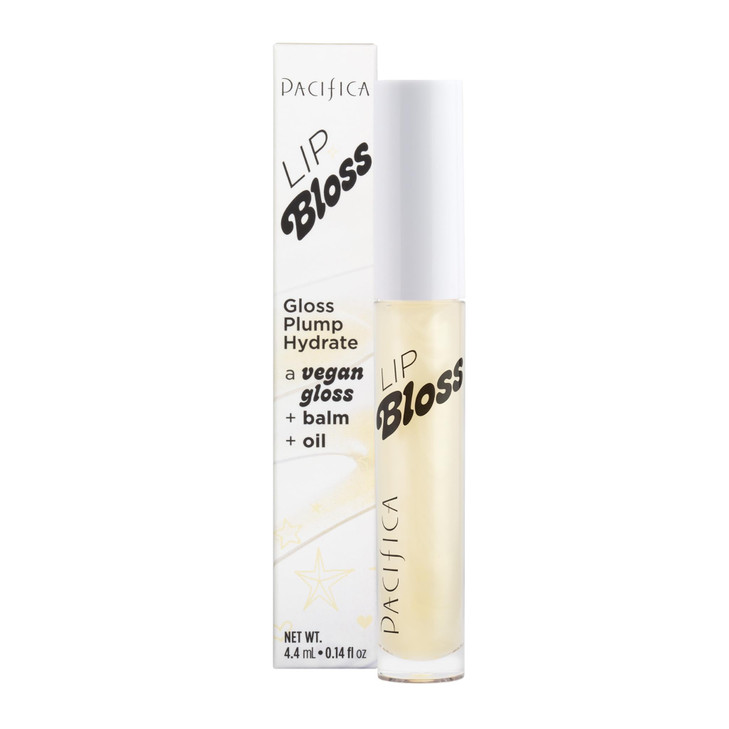 Pacifica Plumping Lip Gloss Vanilla Bean Creamy Neutral Tint Hydrating Lip Oil Balm Gentle Lip Plumper With Shea And Jojoba No Sting High
