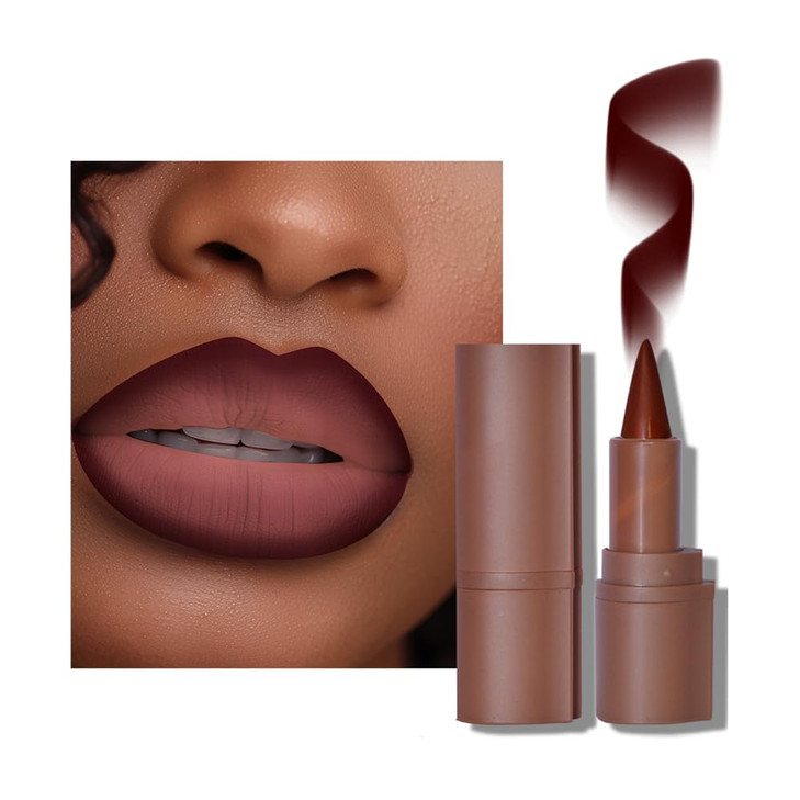Baisen Diary 2 In 1 Gradient Lip Liner And Lipstick Lip Combo Set Achieve Flawless Contour And Gradual Ombre Effect With Easy To Use Crayon