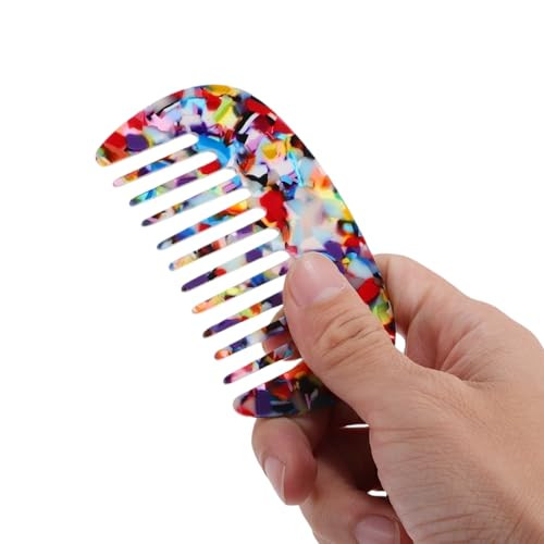 Vocoste Wide Tooth Comb For Women Anti Static Pocket Size For Curly Hair