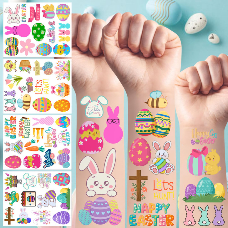 Easter Temporary Tattoos For Kids Easter Party Favors