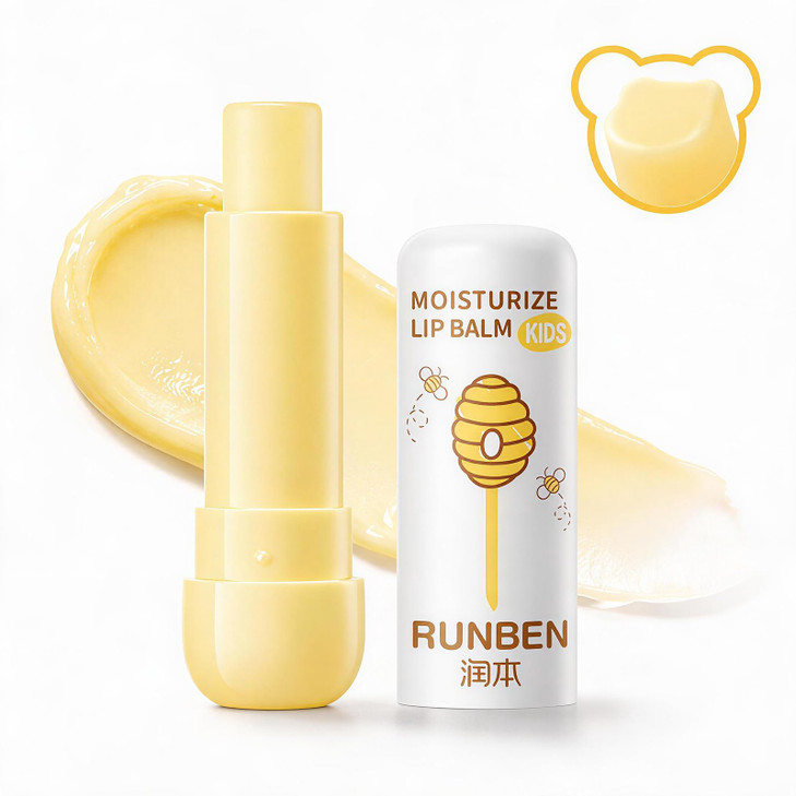 Runben Kids Moisturize Lip Balm Safe And Non Toxic Baby Lip Care 0.14 Oz