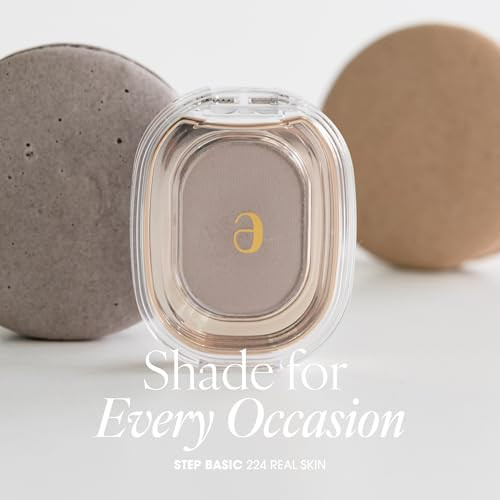 Ameliseoul Step Basic 224 Real Skin Longwear Eyeshadow Single High Pigment Eye Shadow Compact Smooth And Blendable Colors Crease Free 1.7G