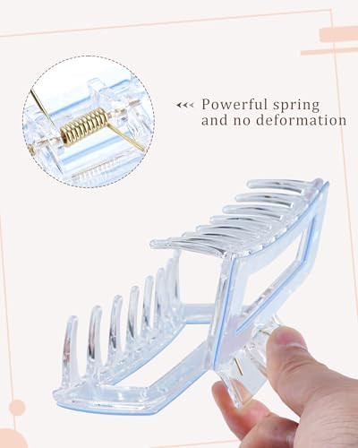 5Inch Large Hair Claw Clips For Women 4Pcs Big Hair Clips For Thick Hair