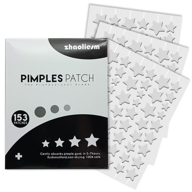 Sviptp Clear Star Pimple Patches For Face 153 Count Hydrocolloid Star Acne Patches Invisible Cute Zit Covers For Face Spot Stickers With Tea