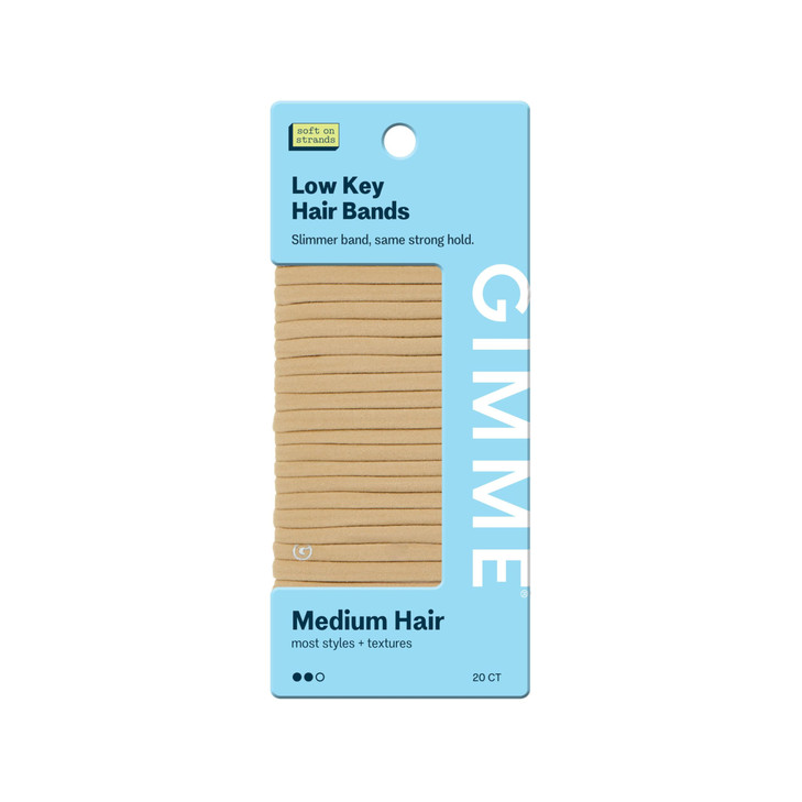 Gimme Beauty Low Profile Hair Ties Blonde 20 Pack