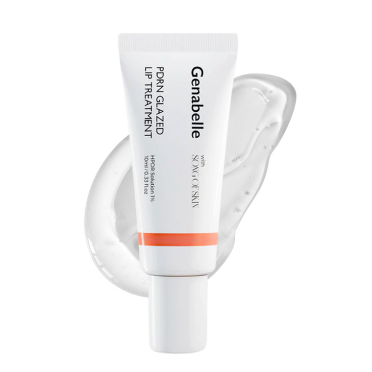 Genabelle Pdrn Glazed Lip Treatment Hydrating And Plumping Lip Balm With Pdrn And Peptides For Soft Glossy Lips Intensive Lip Repair And
