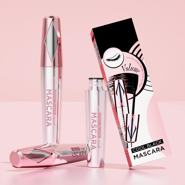 My Lashes Mascara Stunning Volume And Length Waterproof Black Long And Curly 4D Silk Fiber Lash Mascara With New Silicone Brush Head Black
