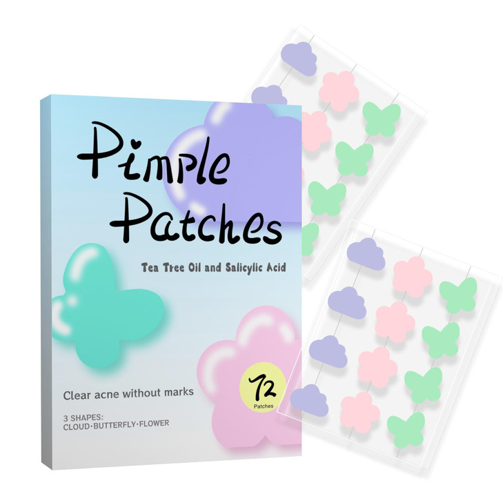 Pimple Patches For Face Pimple Patches Cute Acne Patches With Hydrocolloid Salicylic Acid And Tea Tree Treatment For Breakouts Absorbs Zits
