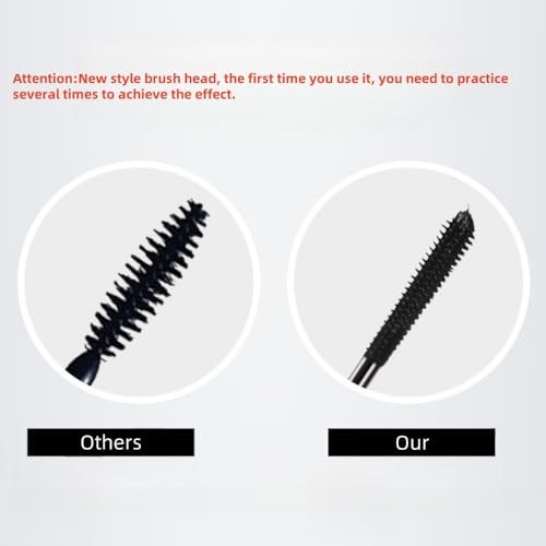 Black Mascara With Precise Brush Volume And Length No Flaking No Clumping Smudge Proof Waterproof Cruelty Free