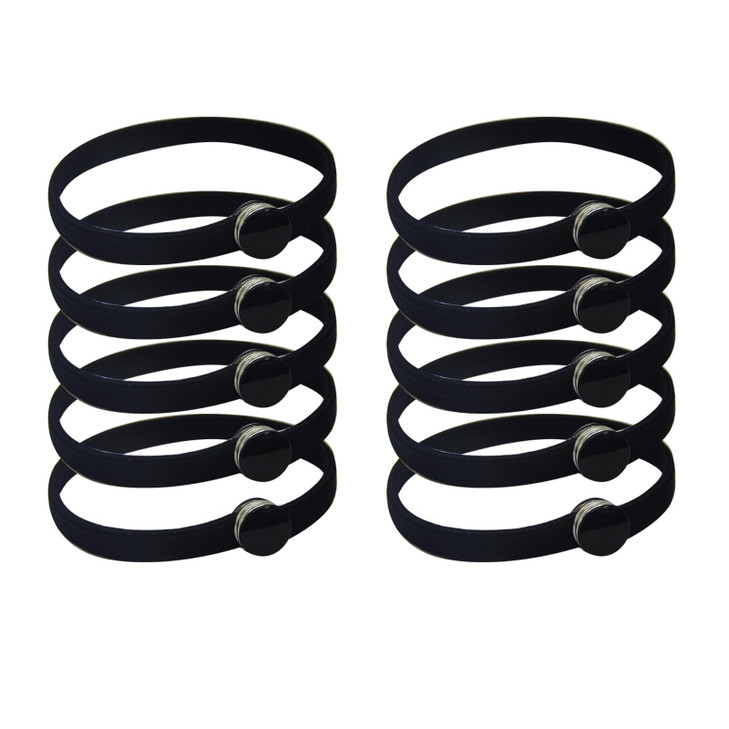 Kmyzqdv 10Pcs Wrap Around Hair Tie Snap Ties For Thick Curly Hair Adjustable Snappy Bungee Bands For Natural Ponytail Headband For Puff