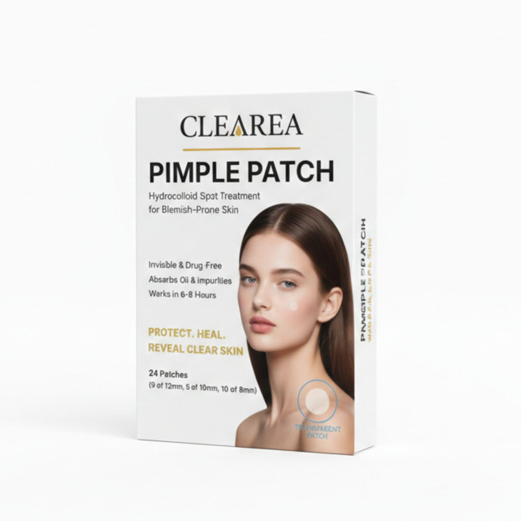 Clearea Pimple Patches Invisible Spot Cover Hydrocolloid Acne Spot Treatment Day And Night Use Absorbs Zits And Clears Blemishes Non Slip