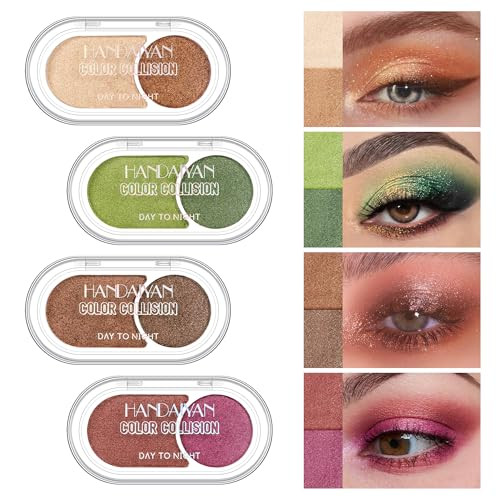 Baisen Diary Burnt Terracotta And Smoked Bronze Eyeshadow Duo Rich Earthy Neutrals For Sultry Everyday Glam Ultra Blendable High Payoff