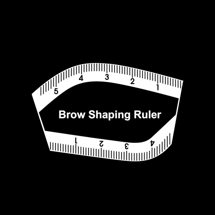3Pcs Arch Brow Mapping Ruler Pmu Eyebrow Shaping Microblading Stencils