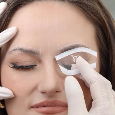 3Pcs Arch Brow Mapping Ruler Pmu Eyebrow Shaping Microblading Stencils