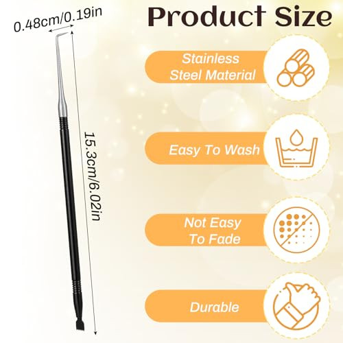 Lash Lift Tool 2 In 1 Black Lash Lift And Tint Kit Professional Eyelash Separator Tool With Comb Stainless Steel Eyelash Lifting Perm