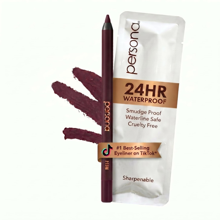 Persona 24Hr Plum Waterproof Eyeliner Pencil Creamy And Sharpenable