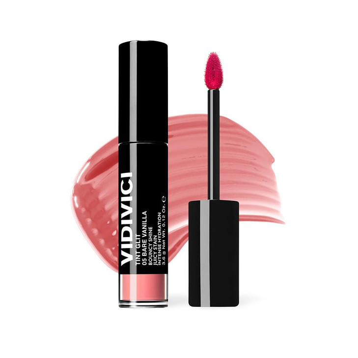 Vidivici Tint Glit Lip Tint K Beauty Lightweight Glossy Lip Tint Sheer Shine And Hydration Non Sticky Comfortable Wear 0.12 Oz 3.6 G Bare