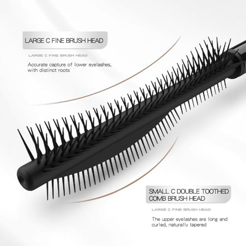 Waterproof Mascara With Special Brush No Clumping Easy To Apply Volumizing And Thickening Long Lasting Black