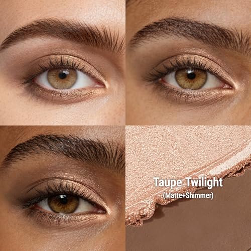 Exmiloo Cream Eyeshadow Stick Taupe Matte And Rose Gold Shimmer Duo