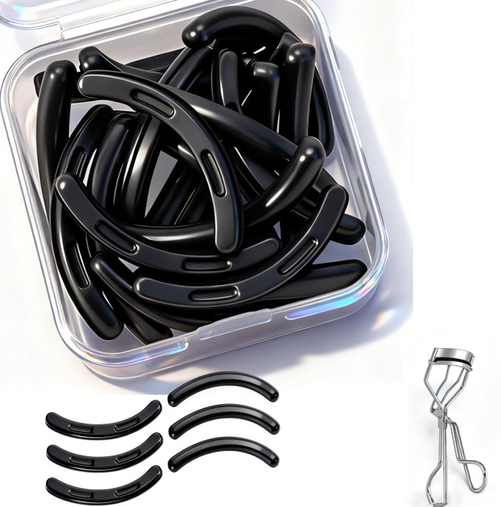 30Pack Suitable For Tweezerman Eyelash Curler Refills Premium Silicone
