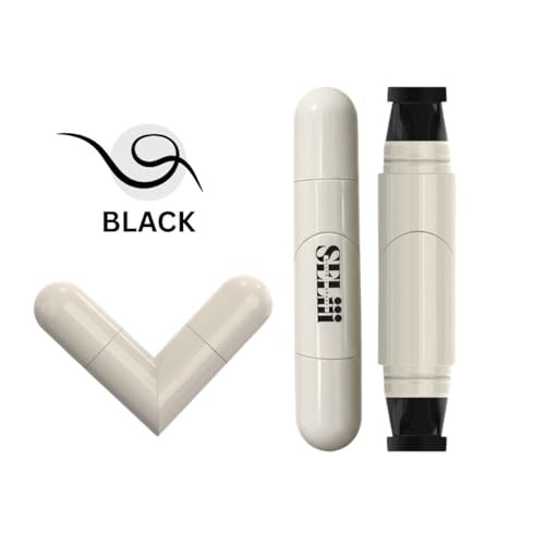 Foldable Wing Liner Stamp Winged Eyeliner Stamp No Smudge Eye Liner Stamp For Perfect Cat Eye Winged Eyeliner Tool With Wing Stamp Black