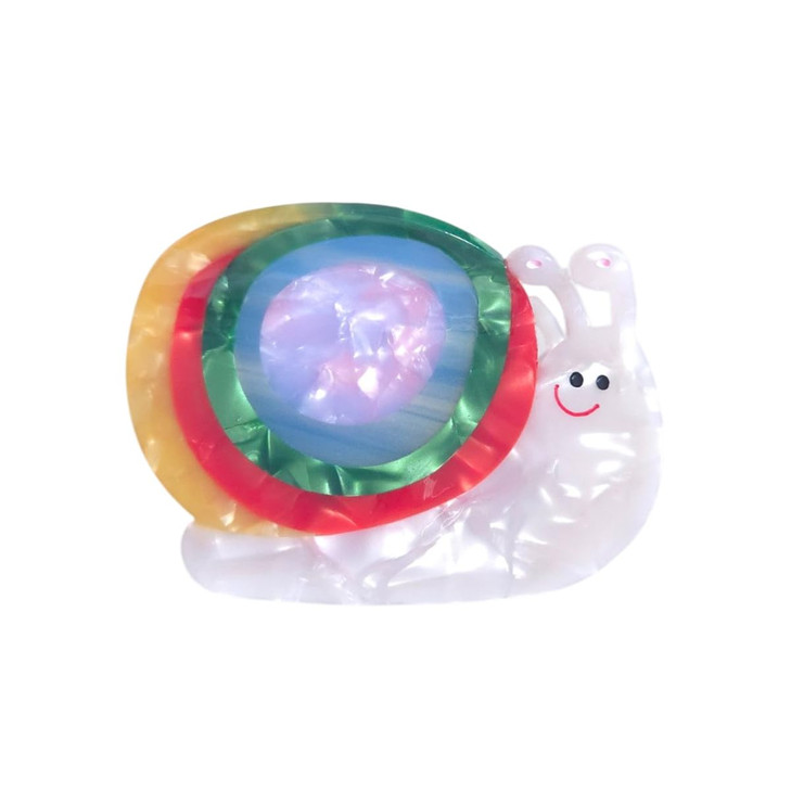 Snail Hair Clip Acetate Claw Clips Snail Hair Clips For Women Colorful