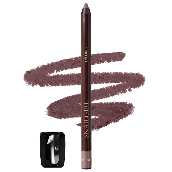 Plum Gel Eyeliner Pencil Waterproof Smooth Creamy Formula For Mature Women