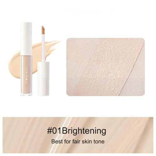 Judydoll Liquid Concealer Peach Flower Concealer Cream Skin Like Coverage For Dark Circles And Acne Creamy And Lightweight Formula Hydrating