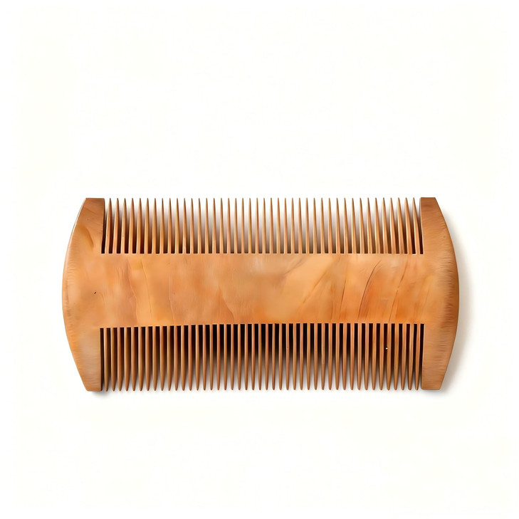 Men S Double Sided Wooden Beard Comb Premium Wood Grooming Comb For Mustache And Facial Hair Detangling Smooth Anti Static Beard Styling