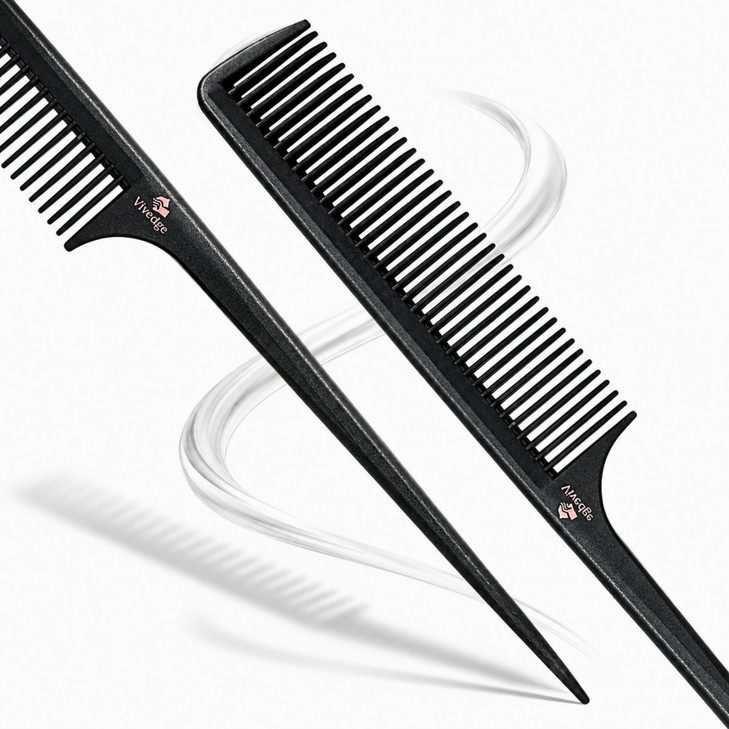 Wide Tooth Detangling Comb For Curly Hair Anti Static Frizz Free Comb For Thick Natural Hair Wet And Dry Vivedge Wide Tooth Comb