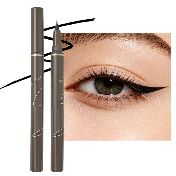 Okerker Ultra Fine Liquid Eyeliner Felt Tip For Precise Eye Lines Black