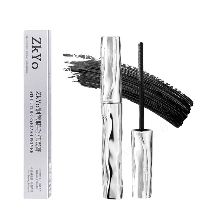 Waterproof Fiber Mascara Curling Silver Stick Mascara Black 0.12Oz 1Pcs