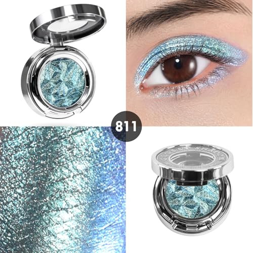 Repulos Chameleon Glitter Eyeshadow Single Highly Pigmented Color Shifting Eyeshadow Smooth Blendable Formula For Party And Night Looks